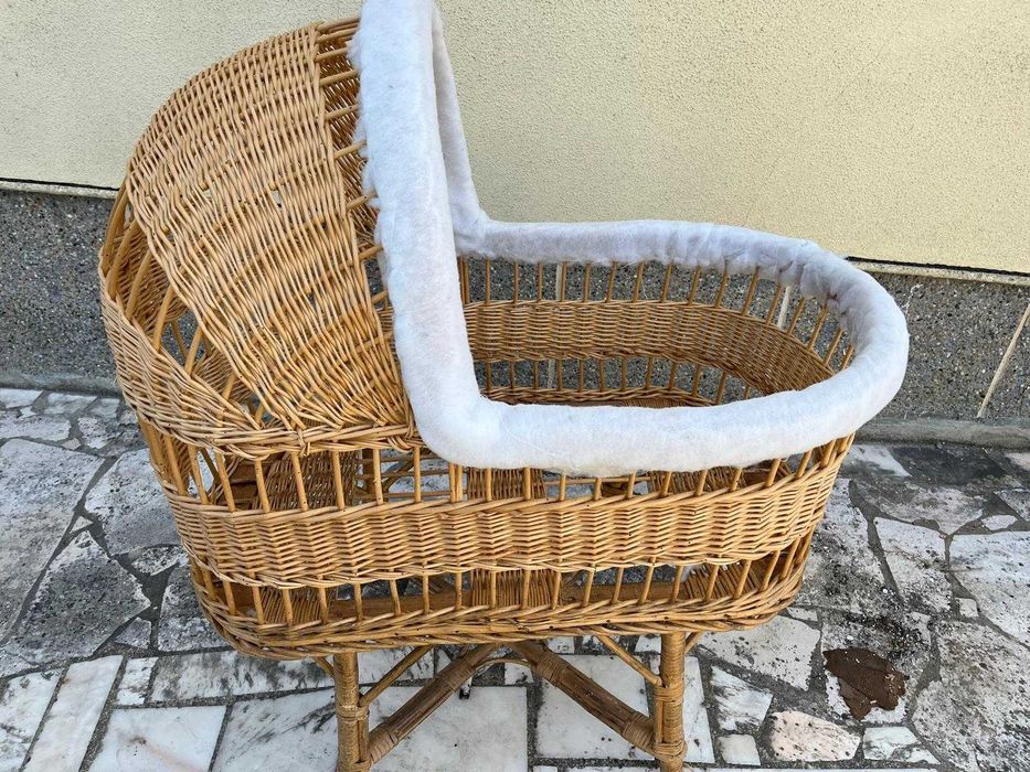 Berço de Verga/Vime Vintage