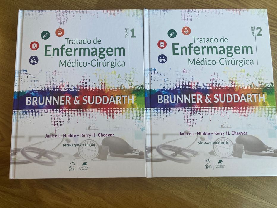 Livros Enfermagem Médico-Cirúrgica Brunner e Suddarth 2020 14ª edição