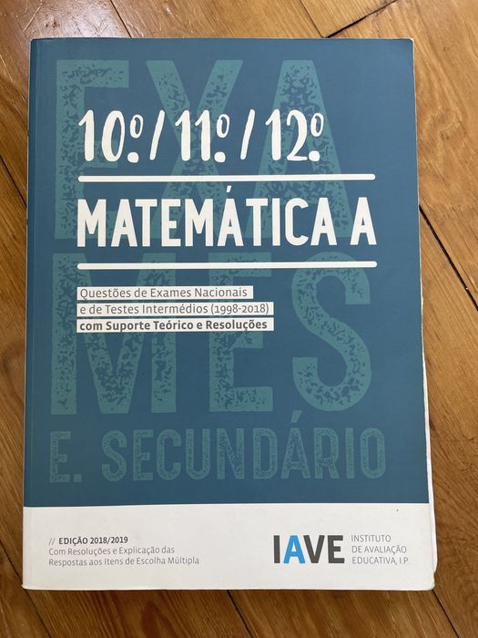 Matematica A - todo o secundario - exame
