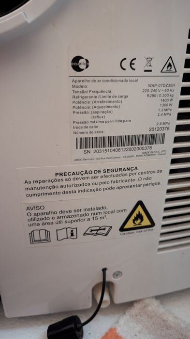 Ar condicionado portátil 12000 BTU