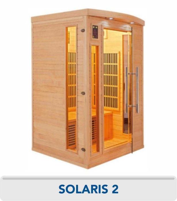 Sauna de infravermelhos compacta e fácil de usar!