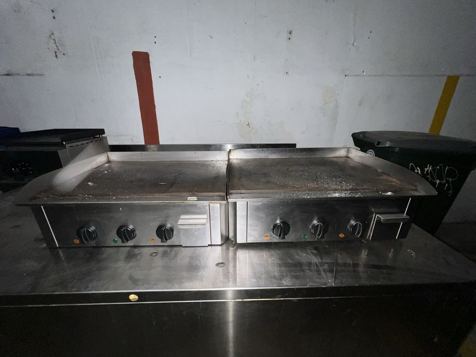 Chapas Elétricas Industriais em Inox – 2 Unidades