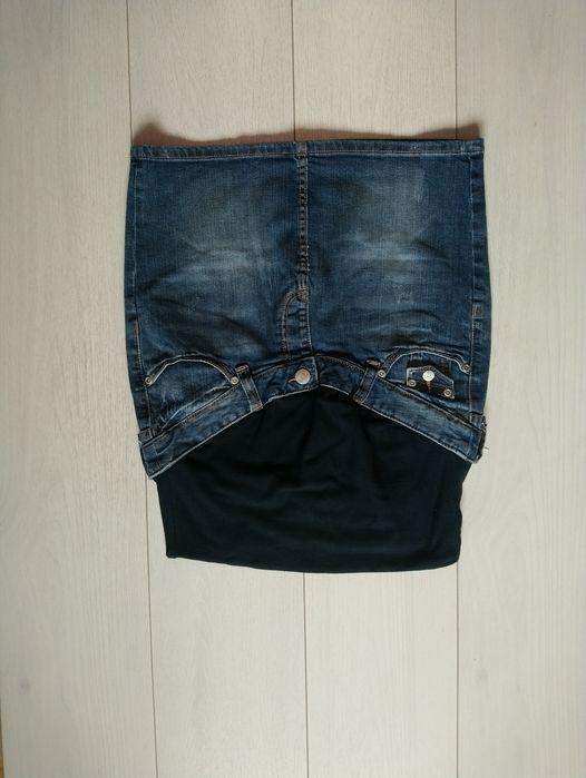 Джинсова спідниця для вагітних H&M Mama S розмір