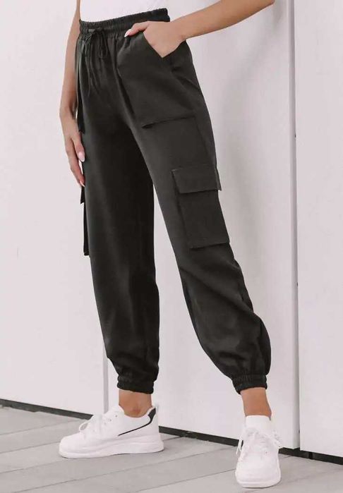 Spodnie Damskie, Joggery Mylo, Czarne