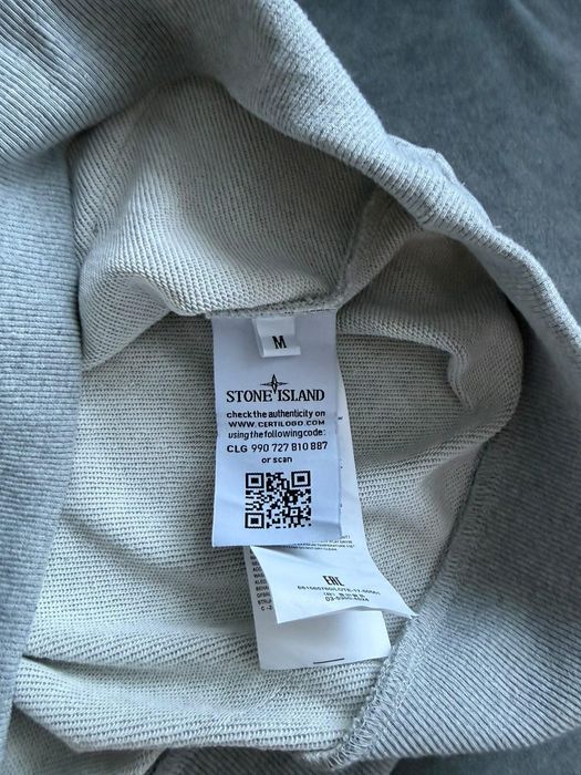 Szara bluza Stone Island M