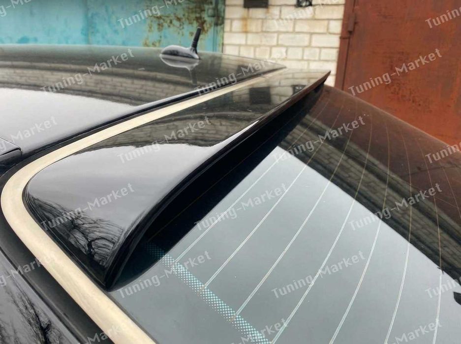 Лип спойлер сабля AMG на багажник Мерседес 210, Бленда Козырек на заднее стекло Mercedes W210, Накладки на фары реснички