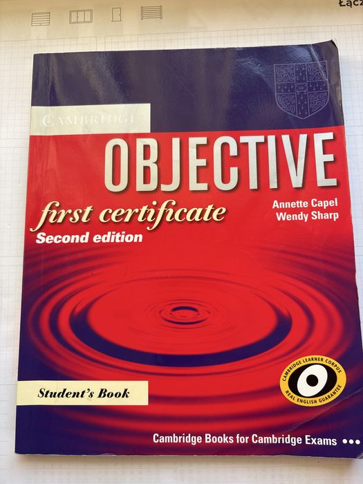 Objective first certificate