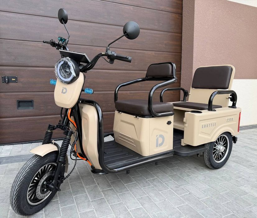 НОВИЙ Електротрицикл IDemo Trinity Shuttle 2.0 PRO 1500W