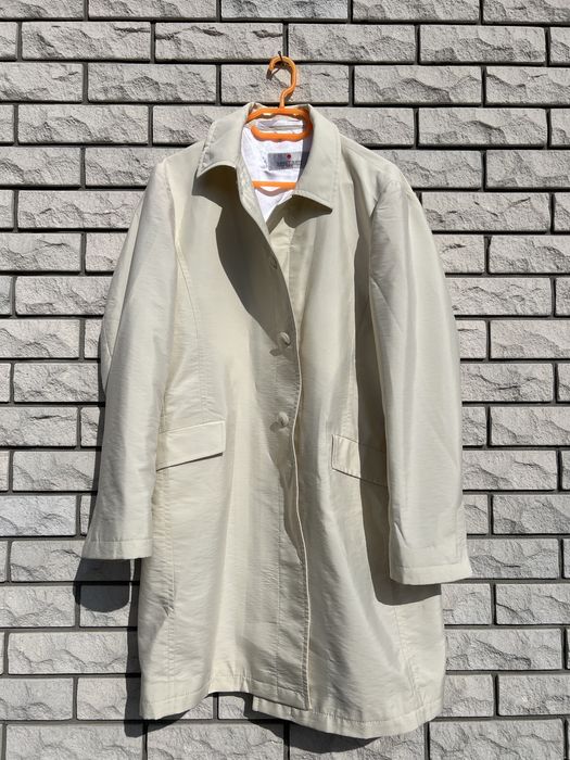 Męski płaszcz ecru Sunset Suits rozm. 54