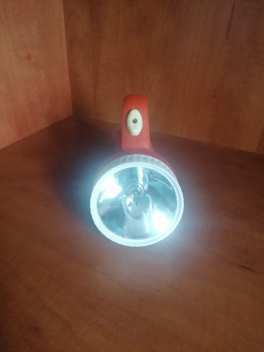 Latarka PRL czerwona Elektron