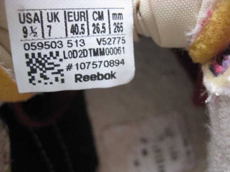 Ботинки кроссовки хайтопы Reebok оригинал 40-41 размер,стелька 26,5 см