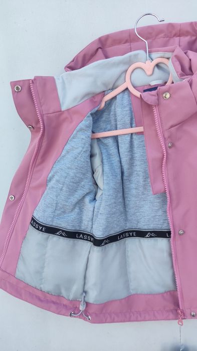 Демісезонна термо куртка для дівчаток на  зріст 92-116