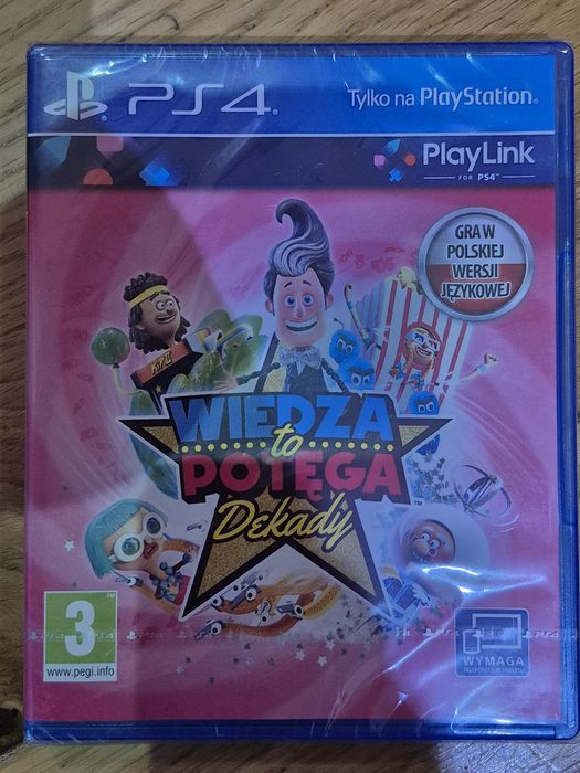 Wiedza to potęga ps4 zafoliowana