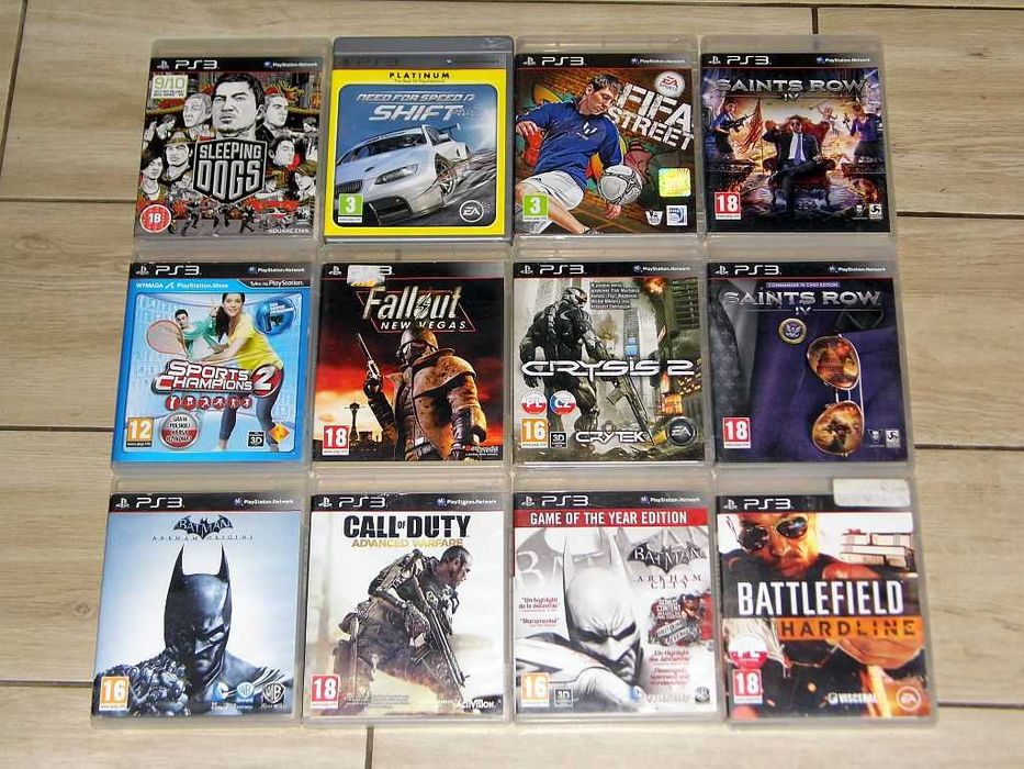 Gry PS3 Saints Row Batman Need for Speed Fallout New Vegas Fifa Street