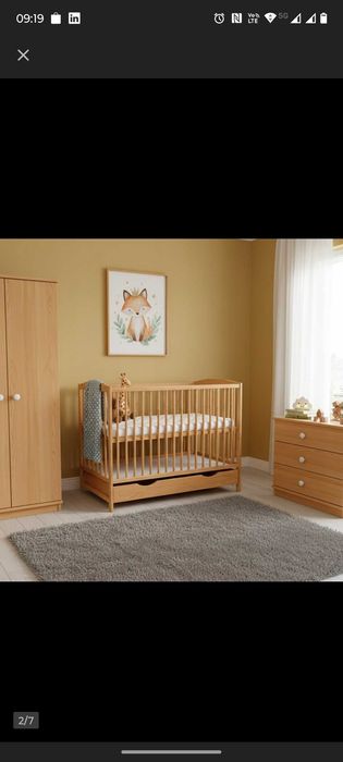 Łóżeczko dziecięce 120x60