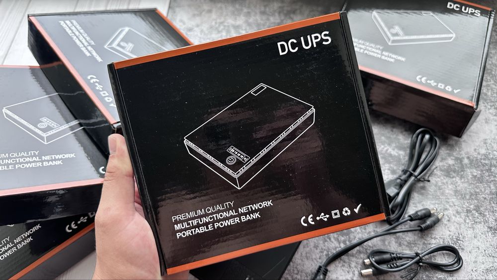 UPS для роутера 10400 мАч 5/9/12V, ИБП для модема и камер, УПС