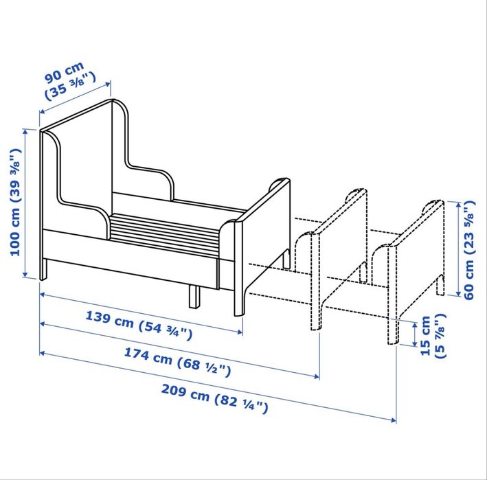 Cama extensível