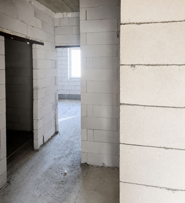 1-кімнатна квартира 35 м² з правом власності — під завершення