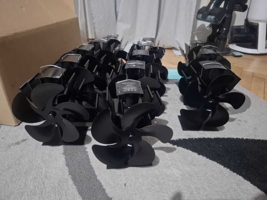 Термоелектричний вентилятор(Чехія) на камін,піч,буржуйку