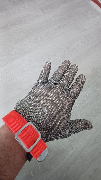 Перчатки, рукавичка кольчужна професійна  для повара Сталь