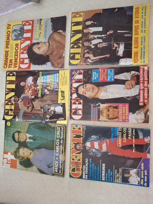 Revistas antigas  festival da canção