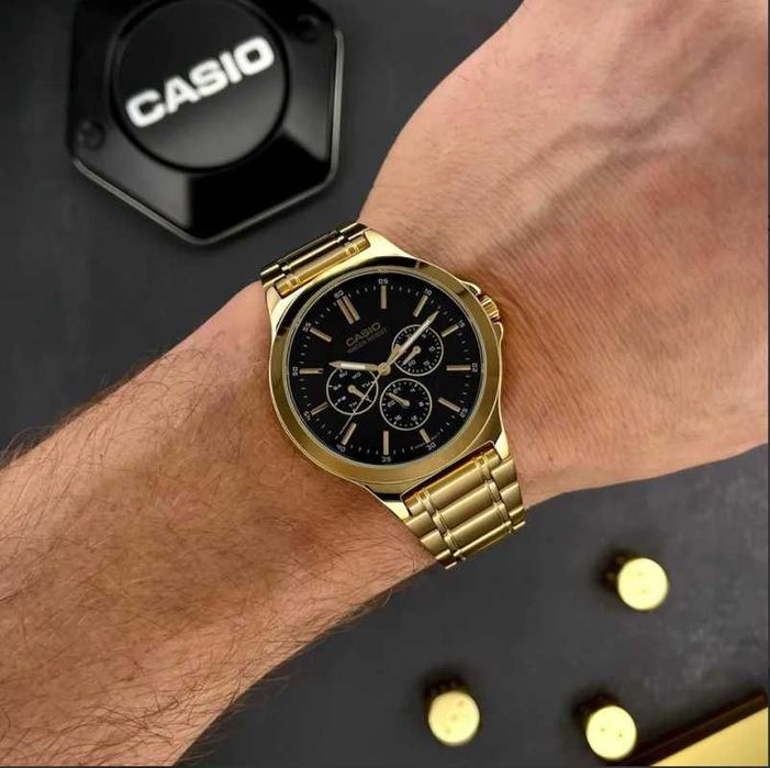 Годинник Casio MTP-V300 Чоловічий наручний годинник Casio, Оригінал, Гарантія 24 міс.