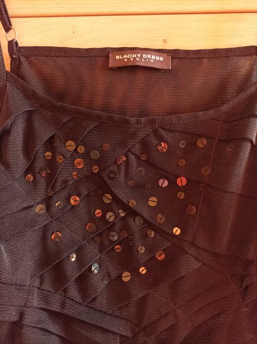 Top czarny z cekinami Blacky Dress rozm S