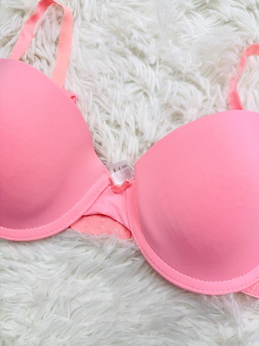 Biustonosz usztywniany 75B różowy