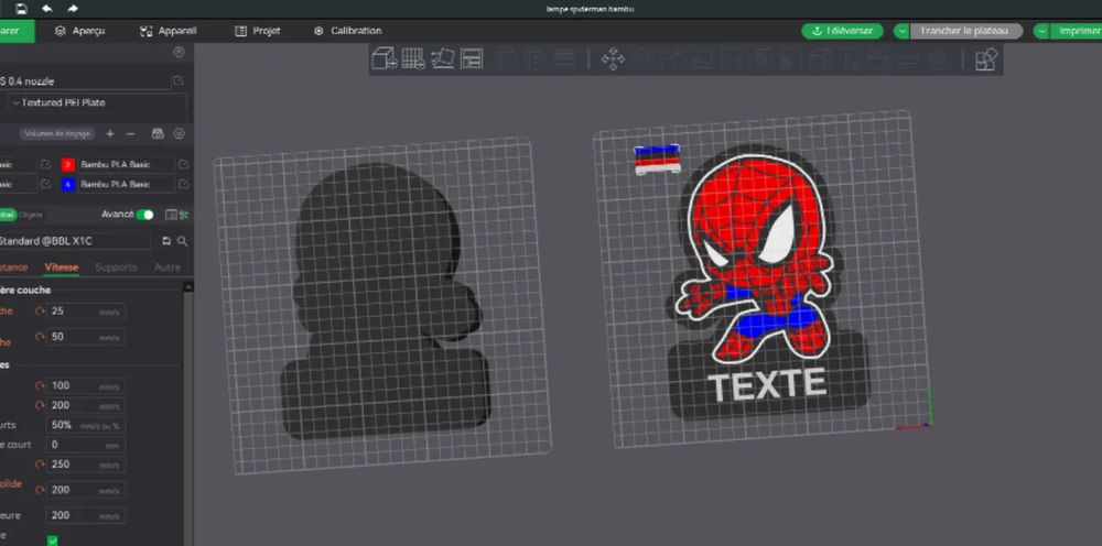 Lâmpada do Spider-Man Personalizável com Nome