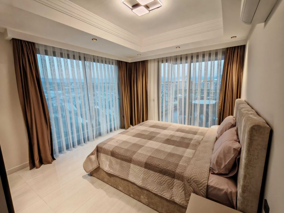 Аренда квартиры 1+1 в новом жилом комплeксe в Тюрклepе, Алaния I 47