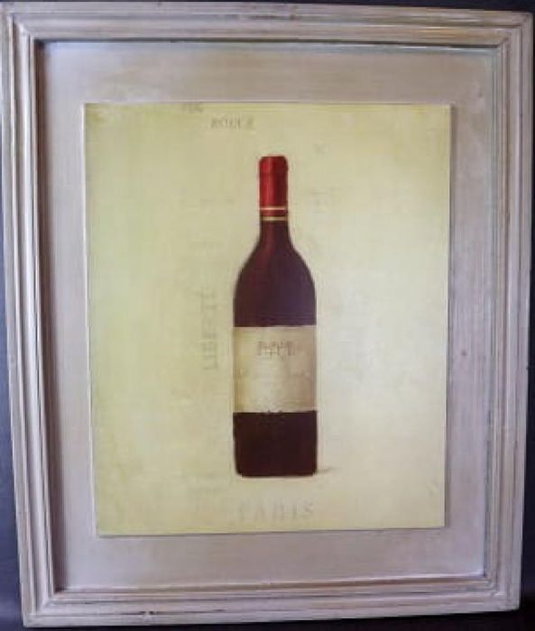 Postarzany Obraz Wina Czerwonego 40x50 Cm Druk Artystyczny Do Salonu Nowoczesny Styl Vintage Dekoracja Ścienna Mebliva