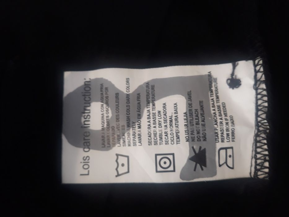 Vestido preto Lois original tamanho M