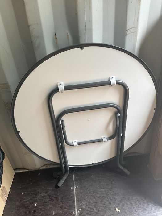 Składany stół Best Freizeitmöbel Ø100 cm wys. 70 cm jak nowy