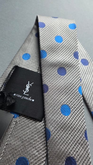 Krawat jedwabny YVES SAINT LAURENT + box