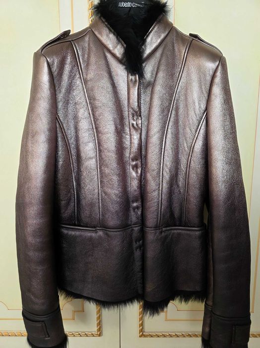 Дубленка из чернобурки ROBERTO CAVALLI