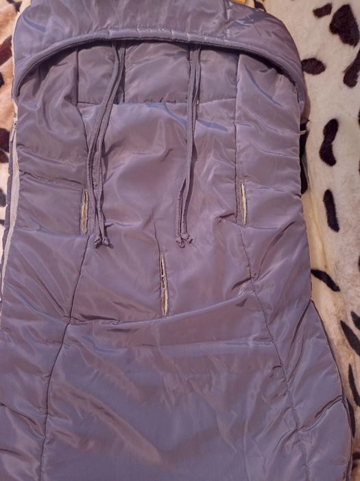 Зимовий конверт в коляску на овчині ДоРечі Trend Графітовий