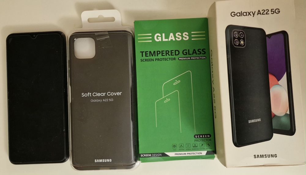 Samsung a22 5g + proteções +capas