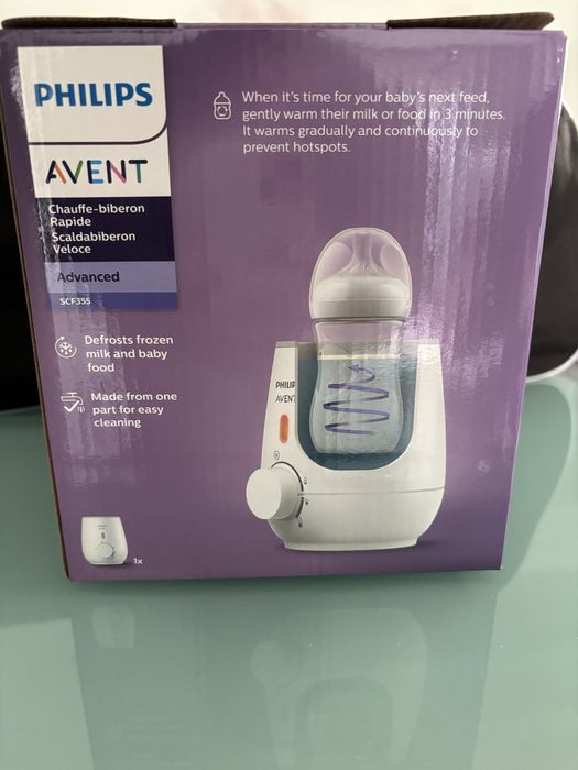 Aquecedor biberões avent