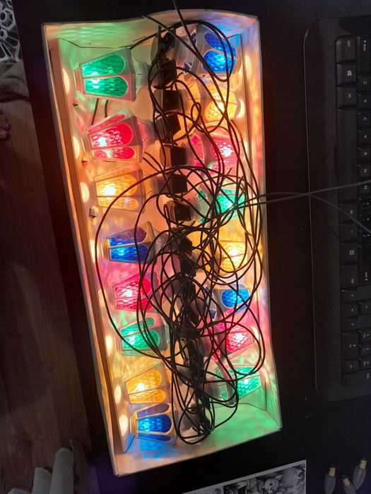 Lampki choinkowe lampiony latarenki prl #1