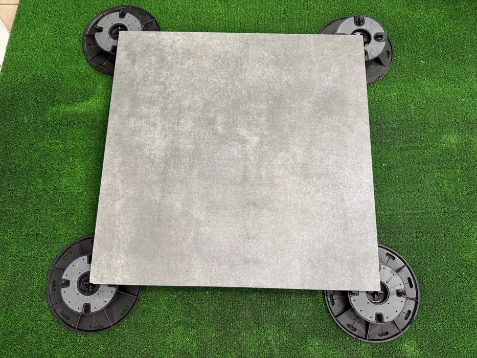 Gres tarasowy 60x60x2 cm 20mm szary beton płyta na taras ogród gat. 1