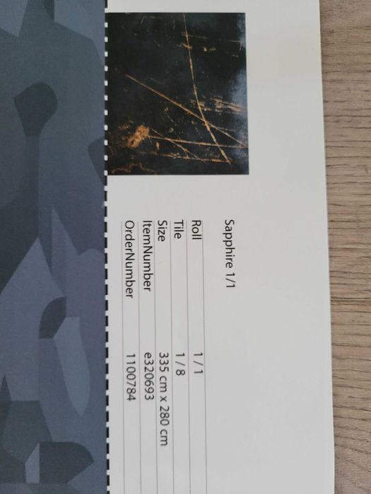 Sapphire, Tapeta - Premium (Klej do tapet w zestawie)