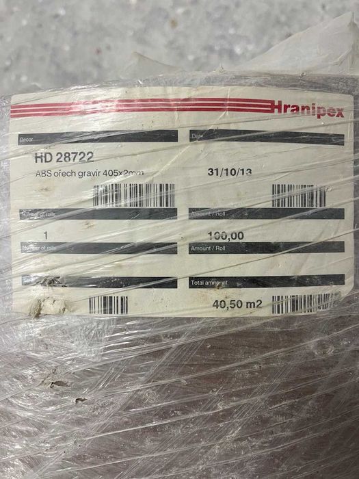 Кромка (Крайка) Hranipex ABS Горіх 405х2мм (100 м.п.)