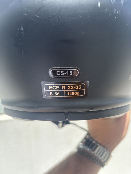 Capacete HJC com  uso