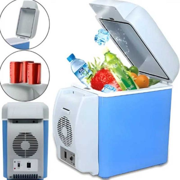 Мини-холодильник автомобильный на 7,5л Portable Electronic Голубой