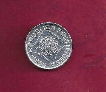 MOÇAMBIQUE  Ex-Colonia Portuguesa  2$50  1950 PRATA  Bonita