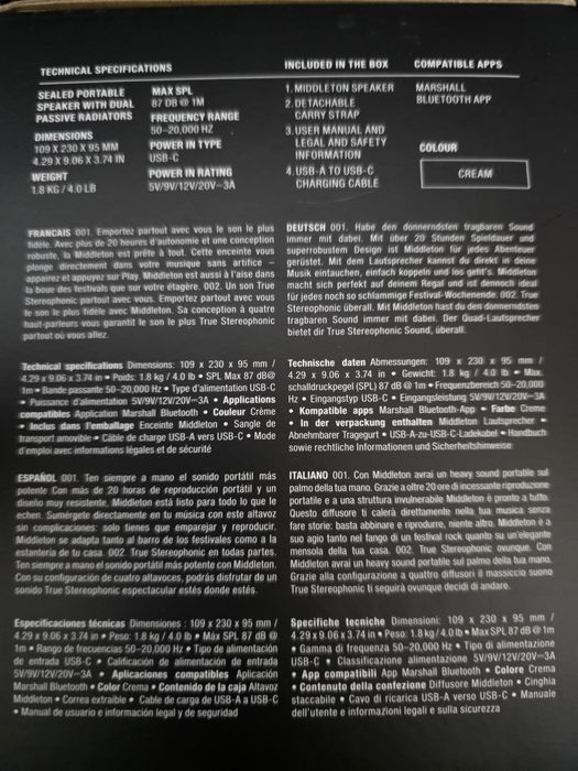 Marshall Middleton Cream