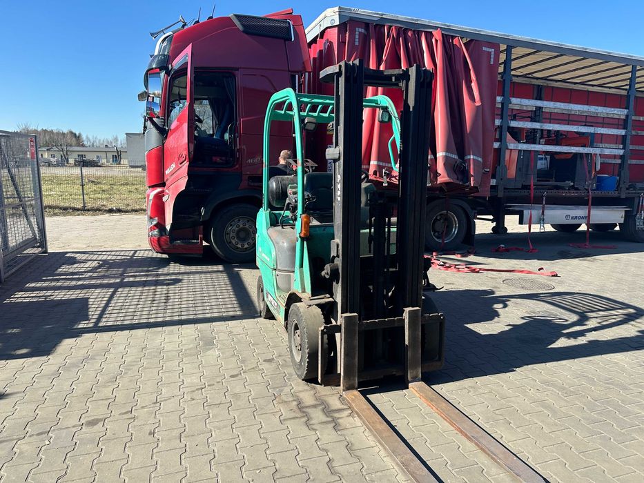 Wózek widłowy gazowy Mitsubishi FG18N Triplex