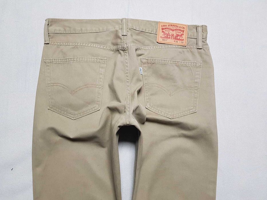 LEVI'S - 511 roz. W34L32 pas 88 cm ideał