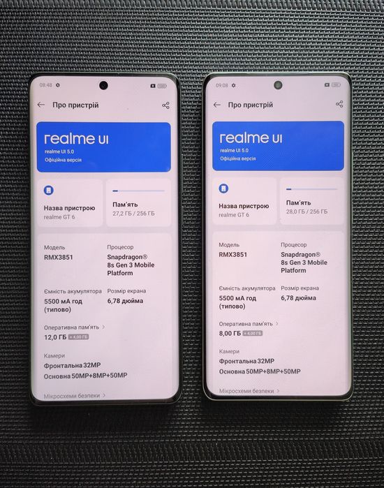 Realme GT 6 5G 12/256Gb Razor Green Global Version