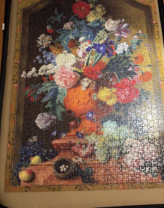 Puzzle 1000 Ravensburger Art kompletne, van Huysum